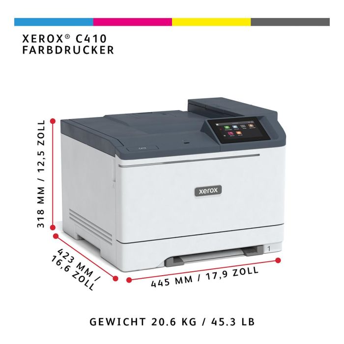 Xerox Impresora C410 V_Dn Laser Color A4 40 ppm 3
