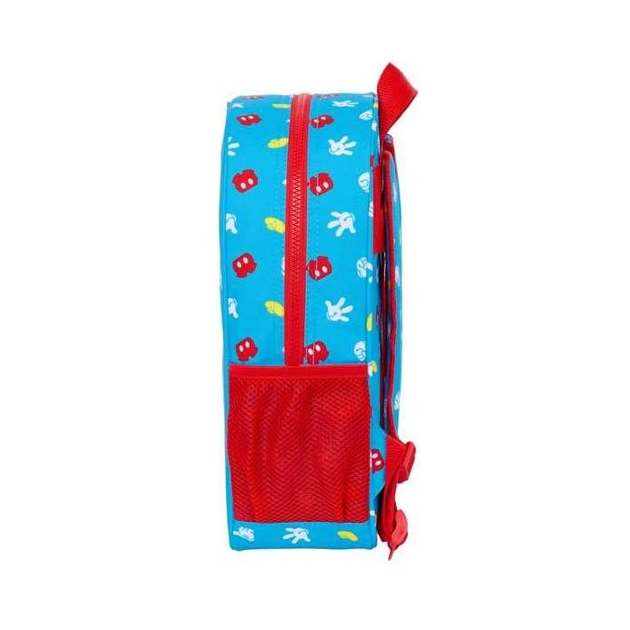 Mochila Escolar Mickey Mouse Clubhouse Fantastic Azul Rojo 26 x 34 x 11 cm 1