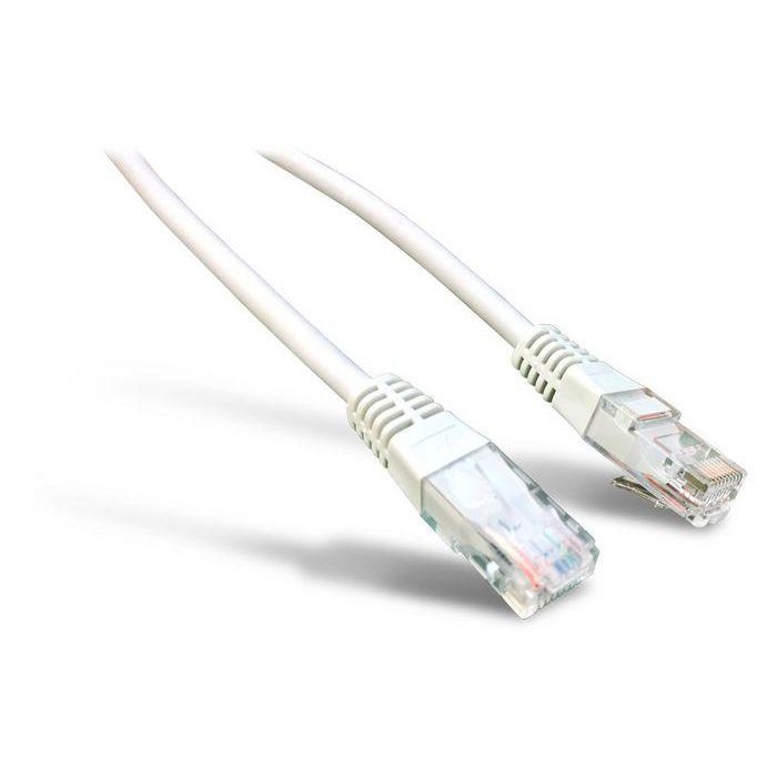 Garbot Cable de Red Patch Cord U/UTP Cat.6 LSOH con Conectores RJ45 y Contactos Dorados, 15m Gris, Anti-doblez y Flexible