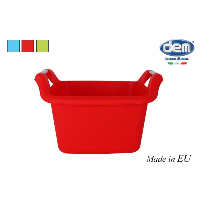 Inde Barreño Cuadrado con Asas 42L 56.7 cm x 50 cm x 33.8 cm (6 Unidades)