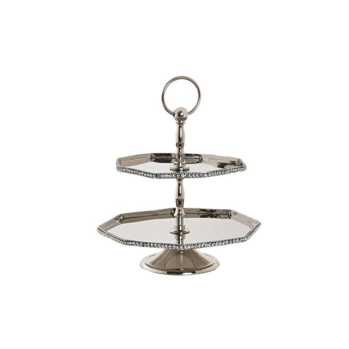 Centro de Mesa DKD Home Decor Plateado 23 x 23 x 22 cm Centro de Mesa DKD Home Decor Plateado 23 x 23 x 22 cm