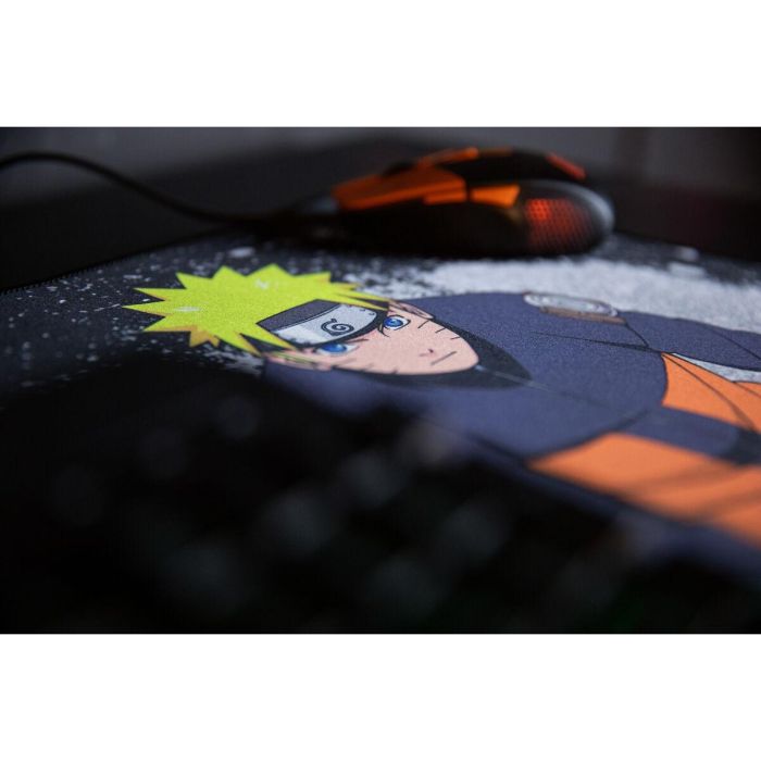 Alfombrilla de Ratón KONIX 80381123159 Negro/Naranja 3 Alfombrilla de Ratón KONIX 80381123159 Negro/Naranja 3