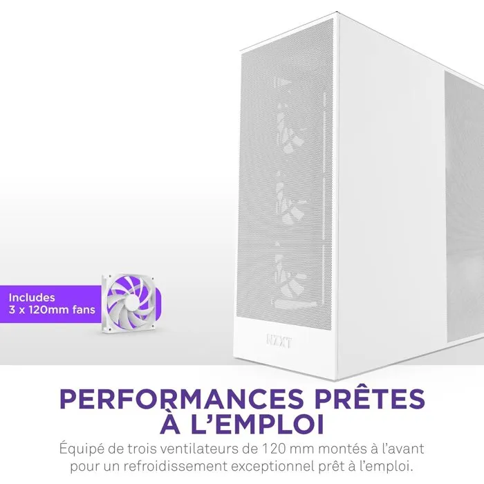 NZXT CM-H72FW-01 Caja Semitorre H7 Flow Blanco 2