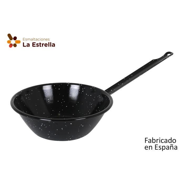 Sartén honda bordonada 18 cm - 0.9L Jaspeada - La Estrella (8 Unidades) Sartén honda bordonada 18 cm - 0.9L Jaspeada - La Estrella (8 Unidades)