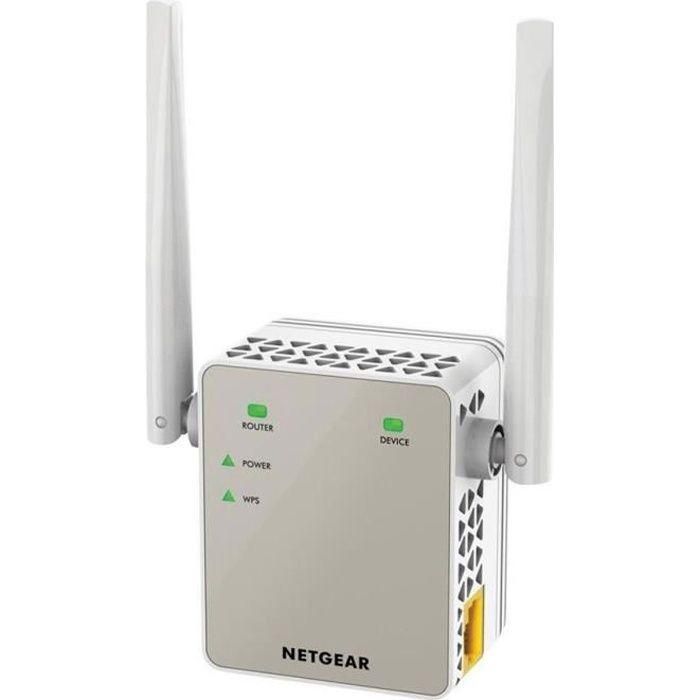 NETGEAR AC 1200 Mbp / s WiFi Repeater - Banda dual NETGEAR AC 1200 Mbp / s WiFi Repeater - Banda dual
