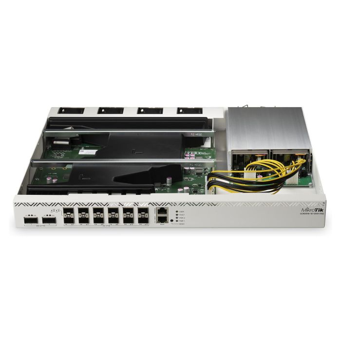 MikroTik CCR2216-1G-12XS-2XQ Router Gigabit Ethernet Plata con 12 Puertos SFP28 y Montaje en Rack 3 MikroTik CCR2216-1G-12XS-2XQ Router Gigabit Ethernet Plata con 12 Puertos SFP28 y Montaje en Rack 3