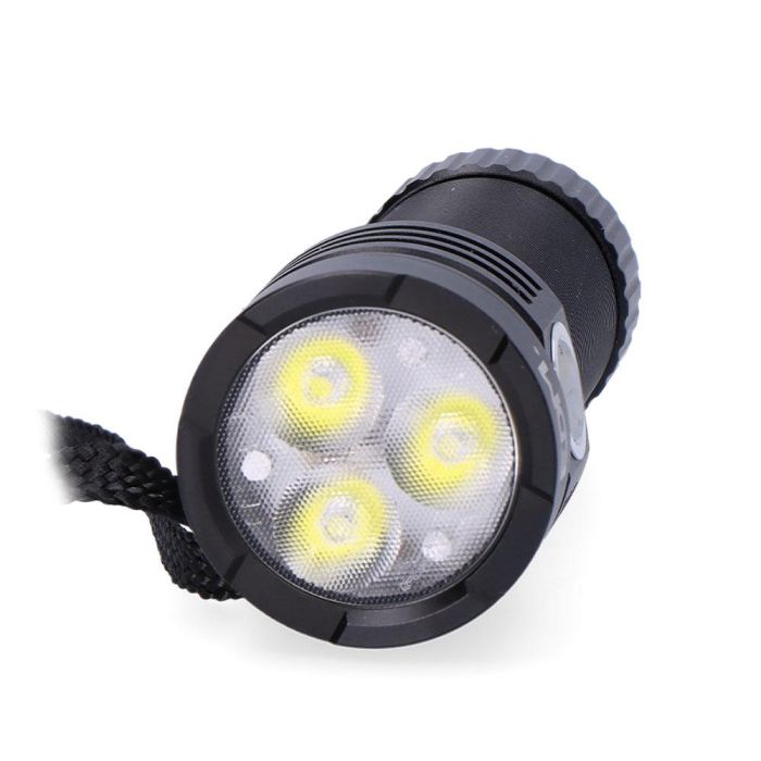 Edm Linterna LED 30W 3300lm Recargable, Aluminio, 3 LEDs, USB Tipo C, IP54 2 Edm Linterna LED 30W 3300lm Recargable, Aluminio, 3 LEDs, USB Tipo C, IP54 2