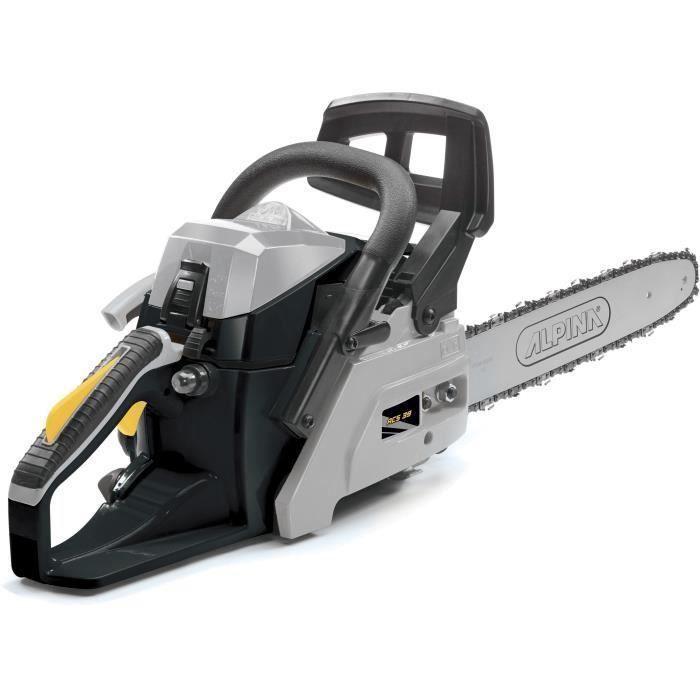 ALPINA ACS 39 ALP8008984864634 - Motosierra térmica 1200 W con espada de 14 pulgadas, Negra