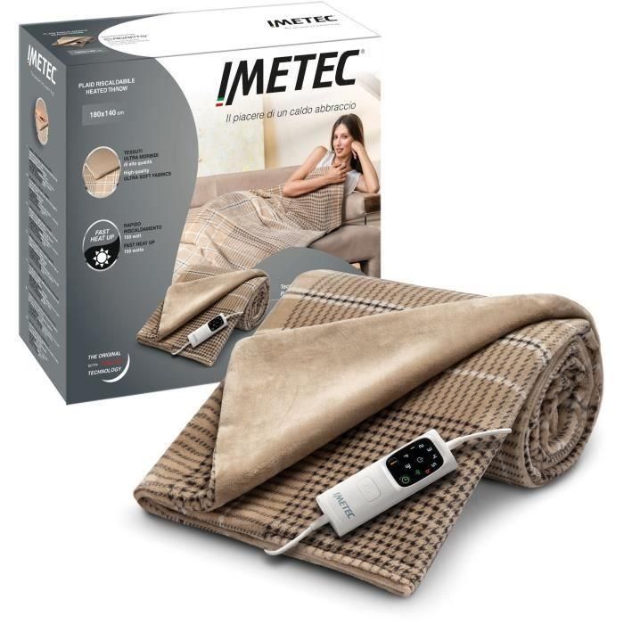 Manta Térmica - Imetec - Manta Térmica 180x140 cm - 6 Temperaturas - Tecnología Antisobrecalentamiento Adapto - Lavable 3 Manta Térmica - Imetec - Manta Térmica 180x140 cm - 6 Temperaturas - Tecnología Antisobrecalentamiento Adapto - Lavable 3