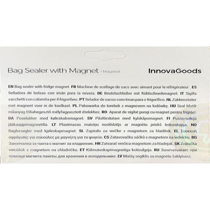 Selladora de Bolsas con Imán para Nevera Magseal InnovaGoods 9 Selladora de Bolsas con Imán para Nevera Magseal InnovaGoods 9