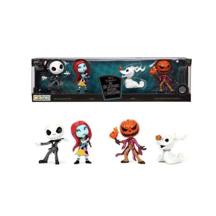 Conjunto de 4 figuras metal pesadilla antes de navidad 7 cm 6 Conjunto de 4 figuras metal pesadilla antes de navidad 7 cm 6