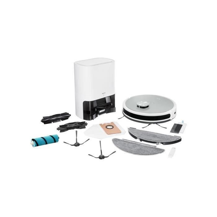 MEDION X21 SW - Robot Aspirador con Estación de Drenaje - Navegación Láser - Potencia 3000 Pa 1 MEDION X21 SW - Robot Aspirador con Estación de Drenaje - Navegación Láser - Potencia 3000 Pa 1