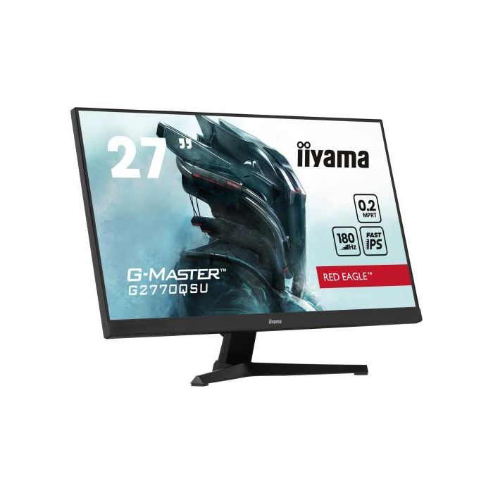 Iiyama G2770QSU-B6 Monitor 27" WQHD Fast IPS 180Hz 0.2ms MPRT FreeSync 3 Iiyama G2770QSU-B6 Monitor 27" WQHD Fast IPS 180Hz 0.2ms MPRT FreeSync 3