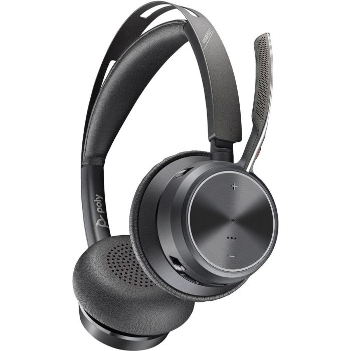 HP Voyager Focus 2 UC inkl. LS USB-C/A Auriculares Bluetooth Inalámbricos, Cancelación de Ruido Activa, Base de Carga, Uso Business/Everyday, Negro 1