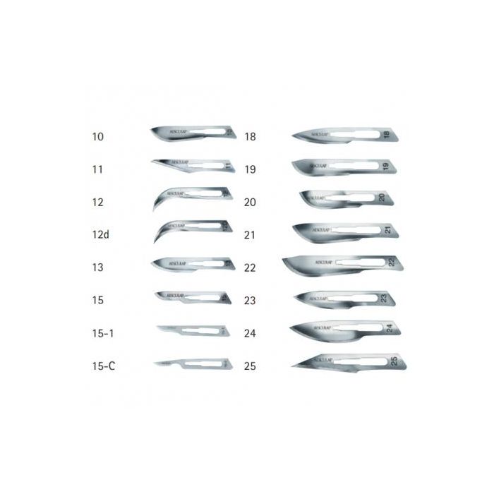 Hojas De Bisturi Esteril Nº 15 100Ud