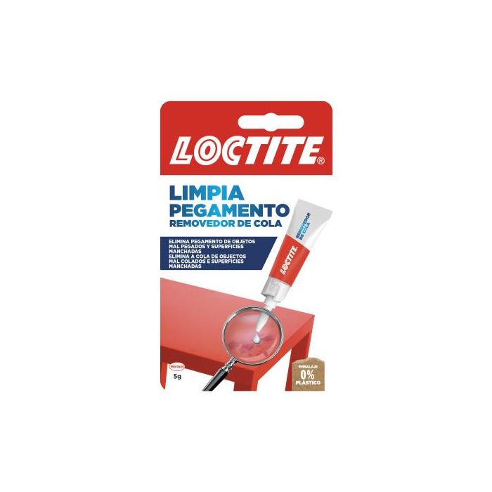 Loctite Limpia Pegamento: Elimina Restos de Super Glue y Adhesivos en Ropa, Dedos y Objetos - 5g Práctico y Eficaz Loctite Limpia Pegamento: Elimina Restos de Super Glue y Adhesivos en Ropa, Dedos y Objetos - 5g Práctico y Eficaz