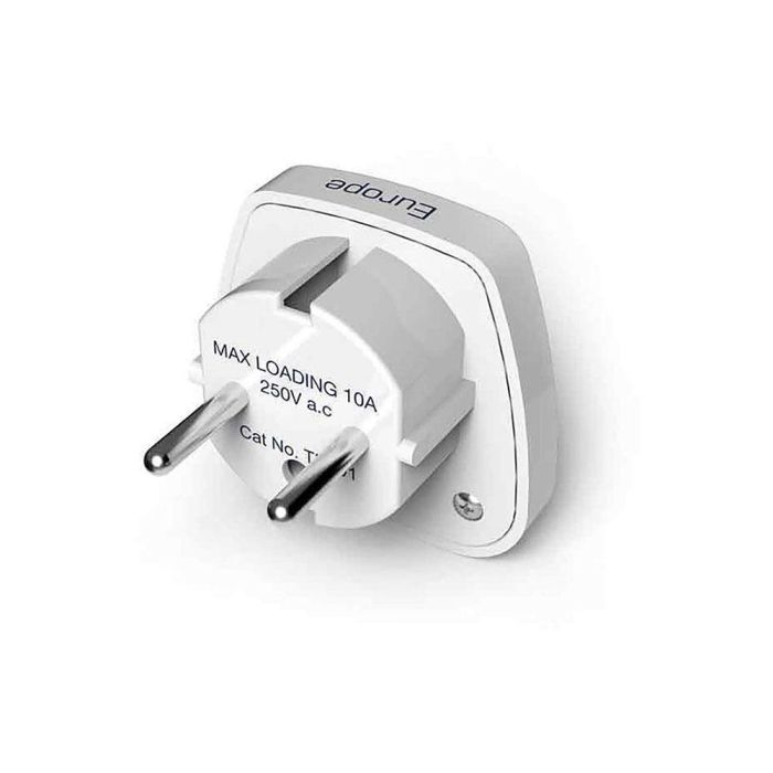 Travel Blue Adaptador entrada múltiple mundial a salida clavija Europa TB-901, compatible con 150 países, salida europea 3