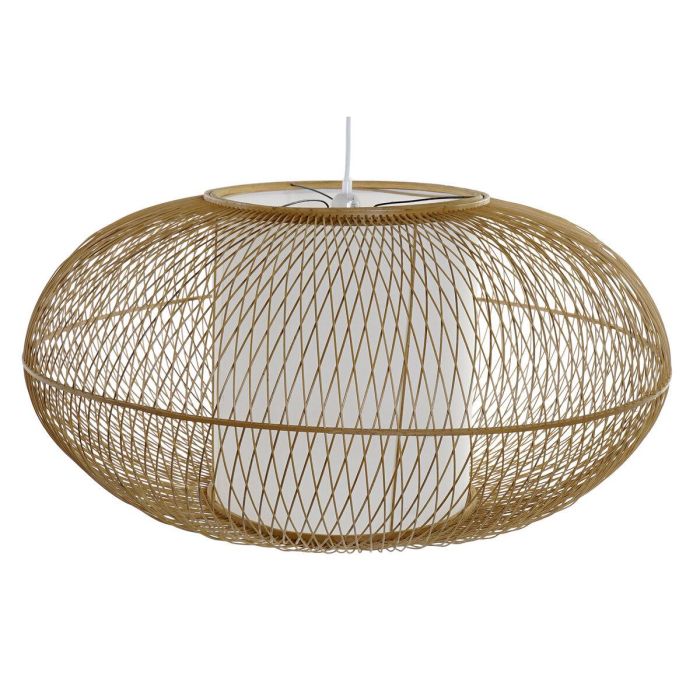 Lampara Techo Balines DKD Home Decor Natural Blanco 83 x 40 x 83 cm Lampara Techo Balines DKD Home Decor Natural Blanco 83 x 40 x 83 cm