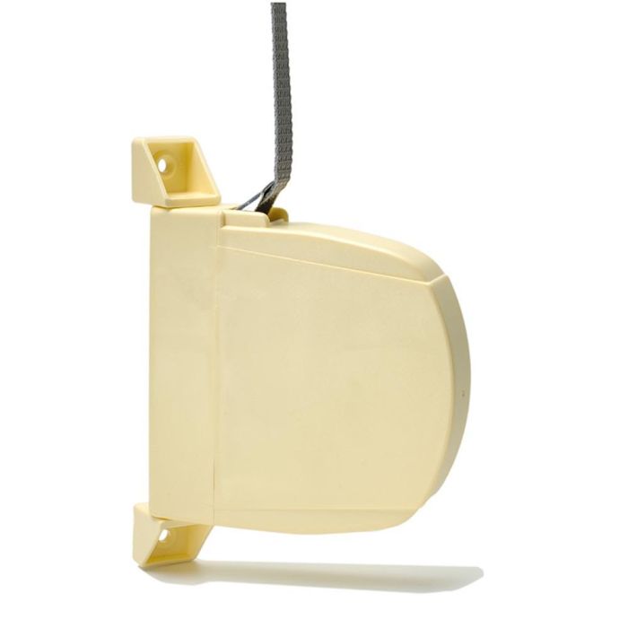 Cambesa Recogedor exterior abatible mini 2014 marfil, plástico beige, 151x125 mm, cinta 14 mm