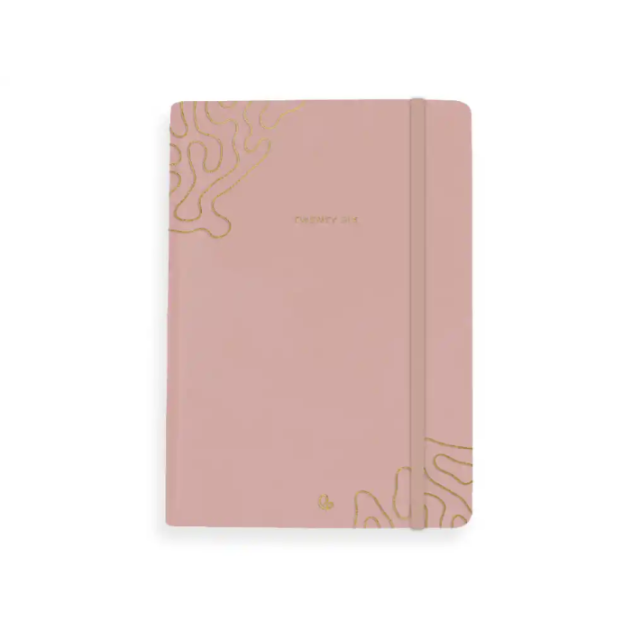 Liderpapel Agenda Efira 2026 Día Página A5 Rosa Nude Simil Piel Papel 70gr FSC 1