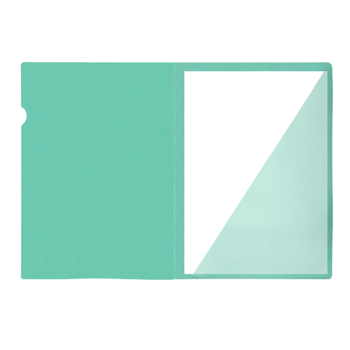 Liderpapel Carpeta Dossier Uñero A4 Verde Manzana Opaco Polipropileno 180 micras 3