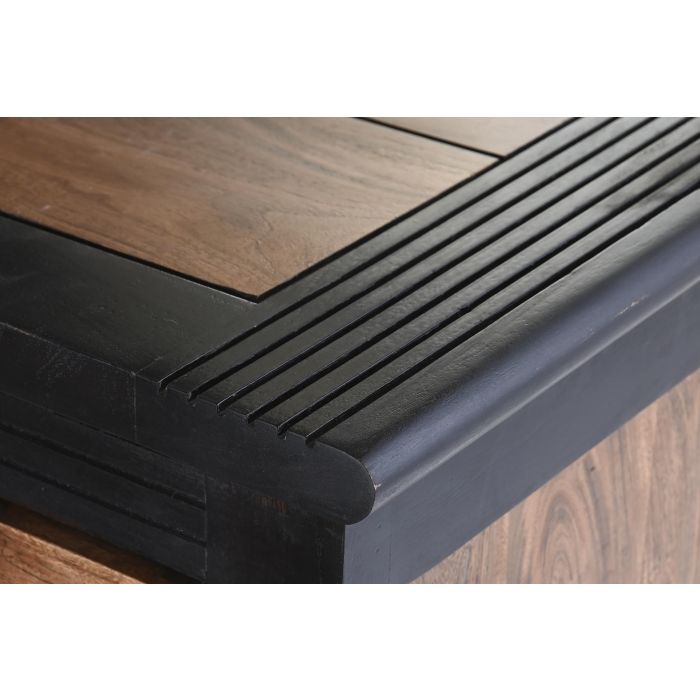Buffet DKD Home Decor Negro Negro 45 x 86 x 200 cm 2 Buffet DKD Home Decor Negro Negro 45 x 86 x 200 cm 2