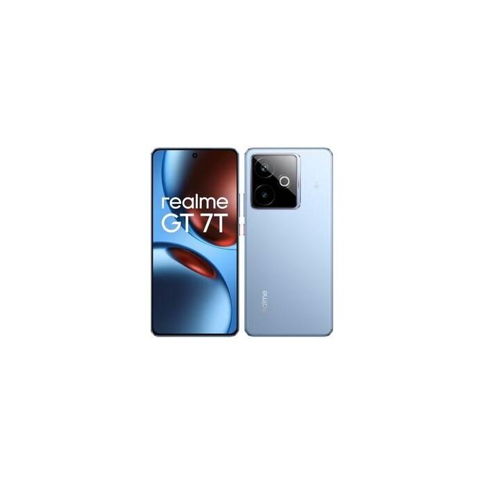 Realme Gt 7T Teléfono Móvil con 12GB RAM y 256GB de Almacenamiento Interno, Dual SIM, Color Azul