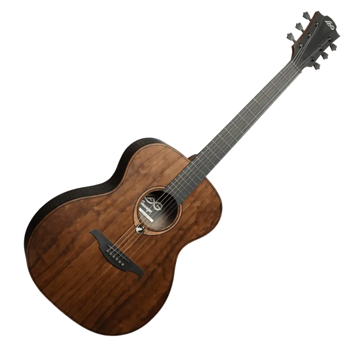 LAG Guitarra Acústica Auditorium Sauvage Lag Acabado Satinado Cuerpo de Eucalipto Tapa Maciza Brankowood 6 Cuerdas 2