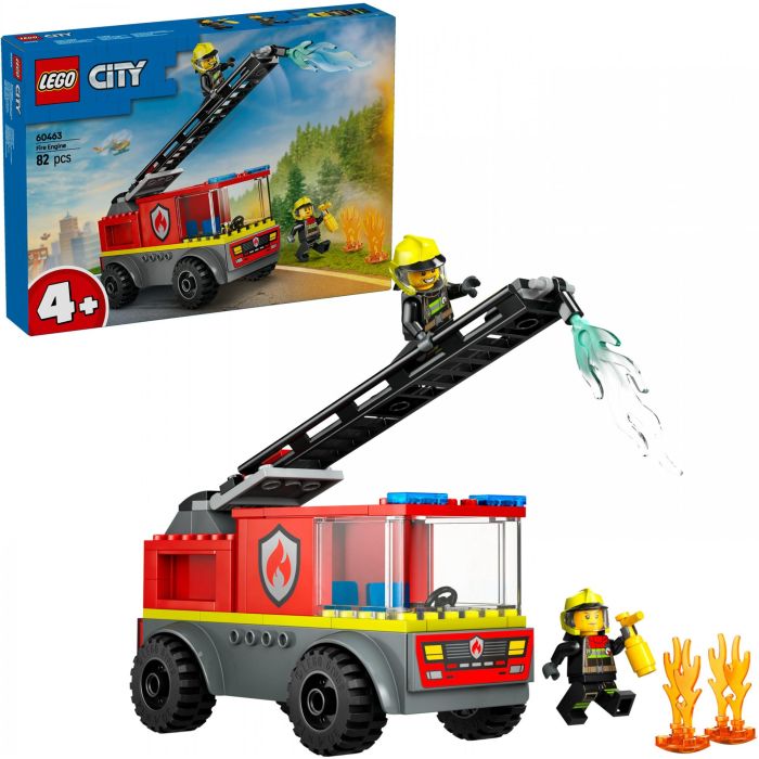 LEGO 60463 Camión de Bomberos con Escalera LEGO City, Set de Construcción para Niños 4+ años 13 LEGO 60463 Camión de Bomberos con Escalera LEGO City, Set de Construcción para Niños 4+ años 13