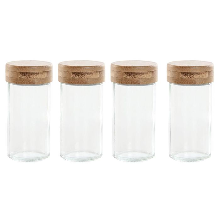 Especiero Basicos DKD Home Decor Natural 6.4 x 10.6 x 25 cm Set de 4 1 Especiero Basicos DKD Home Decor Natural 6.4 x 10.6 x 25 cm Set de 4 1