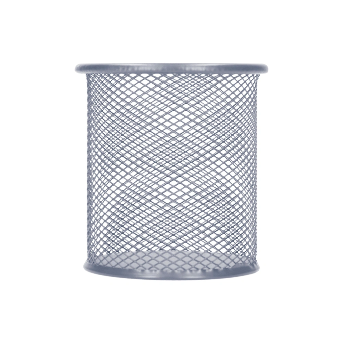 Q-connect Cubilete Portalapices Metálico Rejilla Plata Redondo Diámetro 86 mm Alto 105 mm Q-connect Cubilete Portalapices Metálico Rejilla Plata Redondo Diámetro 86 mm Alto 105 mm