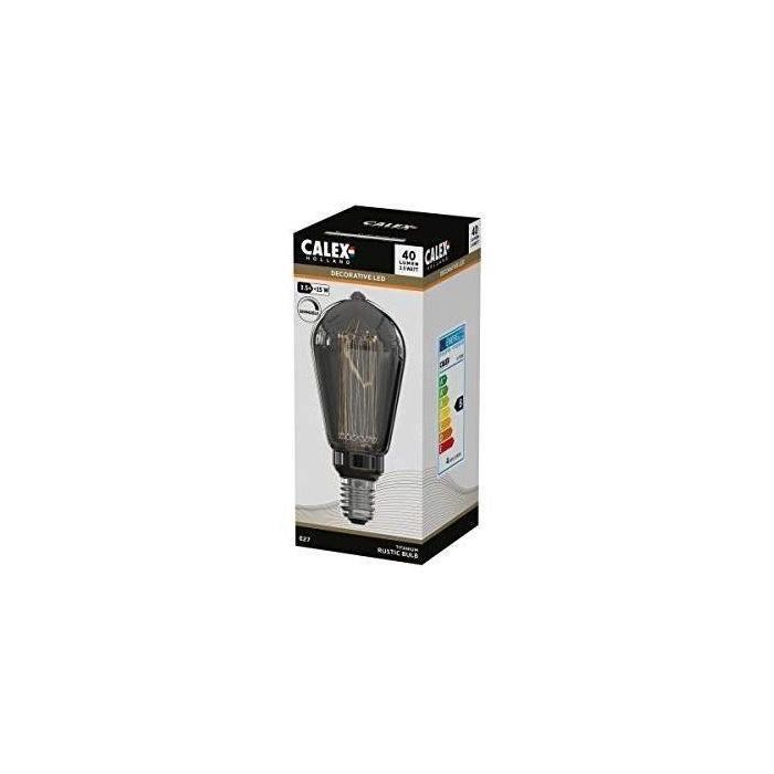 Bombilla LED E27 - CALEX - FIBRA DE VIDRIO RÚSTICA ST64 - 3,5 W - 40 lm - 2000 K - Regulable - Titanio 2 Bombilla LED E27 - CALEX - FIBRA DE VIDRIO RÚSTICA ST64 - 3,5 W - 40 lm - 2000 K - Regulable - Titanio 2