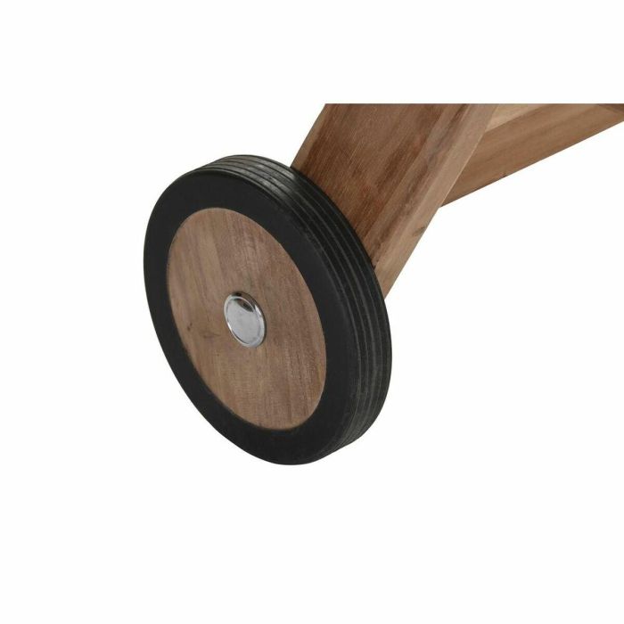 Tumbona DKD Home Decor Marrón Con ruedas Teca (200 x 65 x 36 cm) 2 Tumbona DKD Home Decor Marrón Con ruedas Teca (200 x 65 x 36 cm) 2
