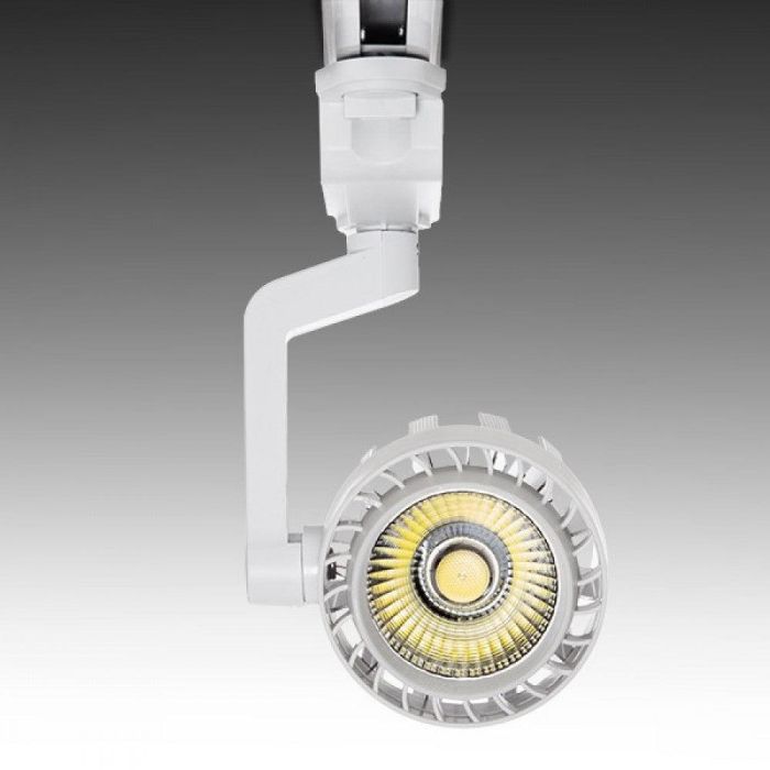 Foco de Carril LED 30W 2.600Lm 6000ºK "Faith" Monofásico 40.000H [IDI-FC-D-30-CW] 1