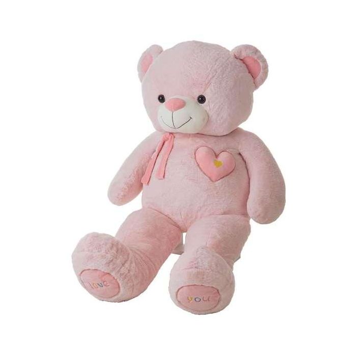 Peluche oso valentin rosa 100 cm Peluche oso valentin rosa 100 cm