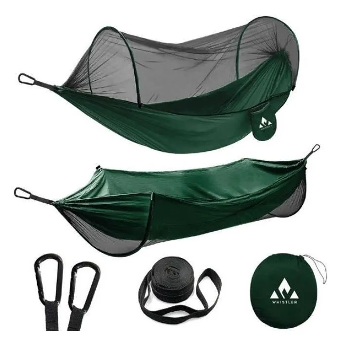 Whistler WHI5715350433587 Hamaca con Mosquitera Tongass Nylon y Poliéster Ligera y Cómoda 3