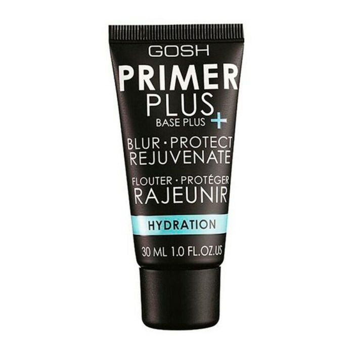 Gosh PRIMER PLUS+ Prebase Maquillaje Hidratante para Poros, Imperfecciones y Larga Duración, con Vitamina E, Sin Fragancia 30 ml
