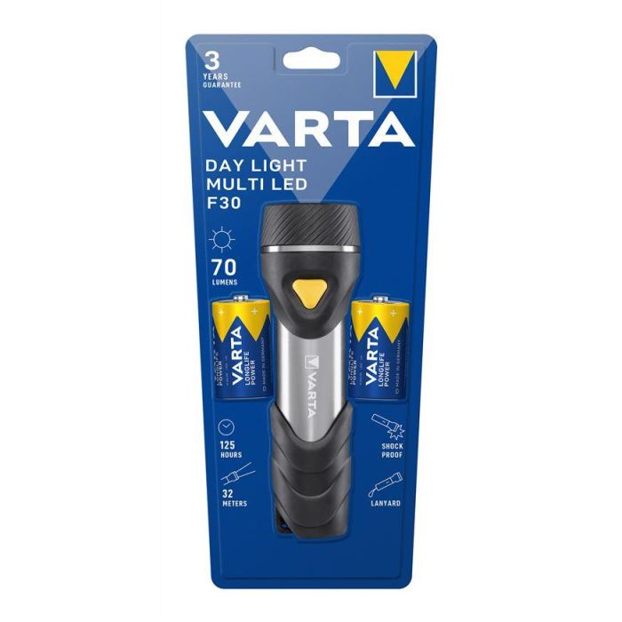 Varta 17612101421 Linterna 14 Leds 70 Lm 2xLr20 D F30 1