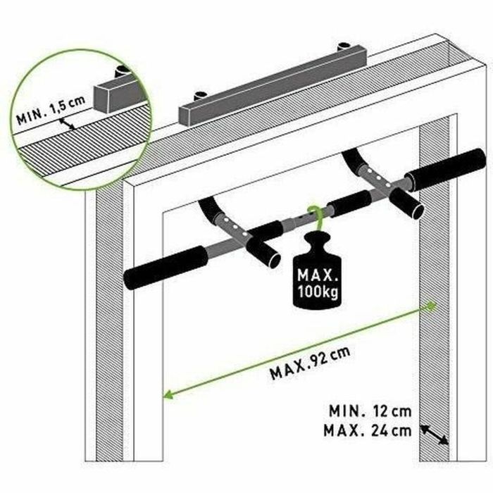SCHILDKRÖT SCH4000885601428 Barra para puerta elevable Multifuncional 3