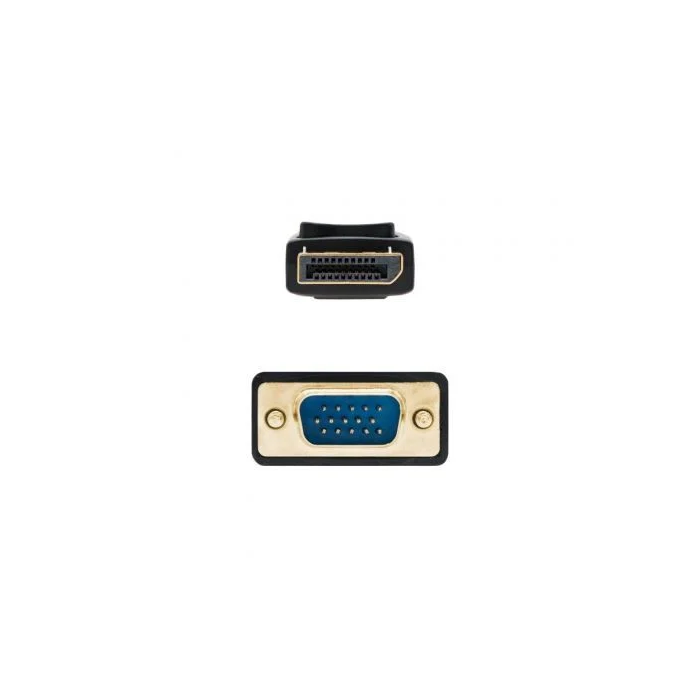 Adaptador DisplayPort a VGA NANOCABLE 10.15.4401 1 m Negro 2