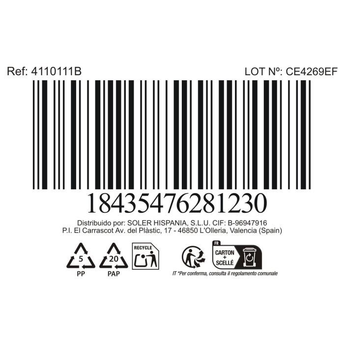 La Mediterranea Bol "Calobra" Azul Ø15.5x6.2 cm (24 Unidades) 5