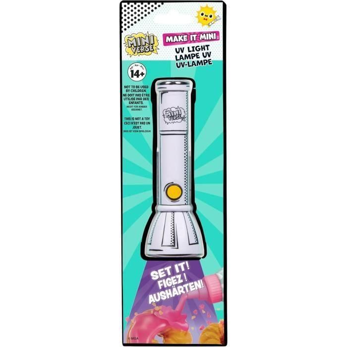 MGA Miniverse - Lámpara UV - Seca tus creaciones de resina - 1 segundo - A partir de 8 años - Aleatorio MGA Miniverse - Lámpara UV - Seca tus creaciones de resina - 1 segundo - A partir de 8 años - Aleatorio