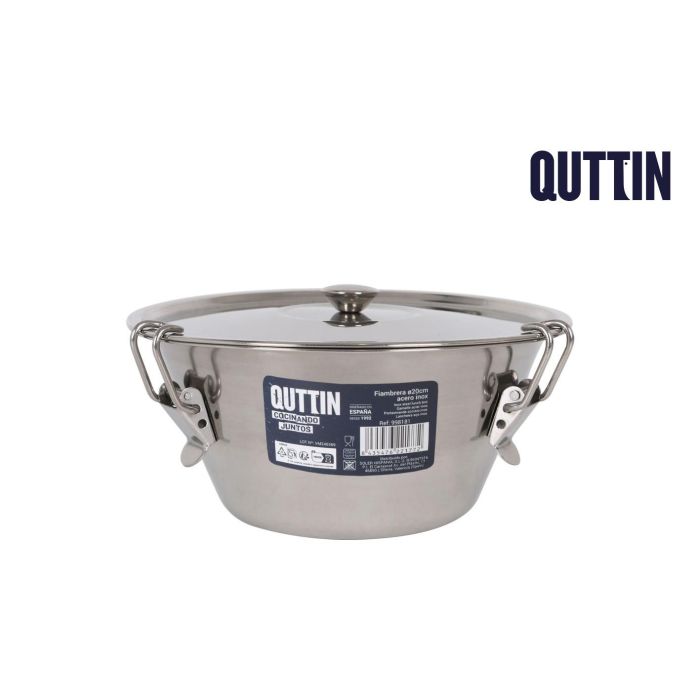 Fiambrera Cónica Quttin Acero Inoxidable 20 cm (12 Unidades) Fiambrera Cónica Quttin Acero Inoxidable 20 cm (12 Unidades)