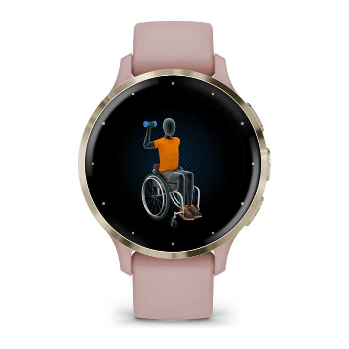 Garmin Venu 3S Dust Rose/Soft Gold Reloj Inteligente AMOLED Táctil GPS 1.2" 8GB 5 ATM Unisex 5