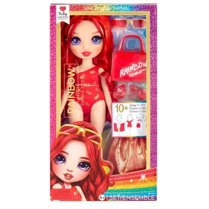 Muñeca Rainbow High Diversión Bajo El Sol- Ruby 507277 Mga 4 Muñeca Rainbow High Diversión Bajo El Sol- Ruby 507277 Mga 4