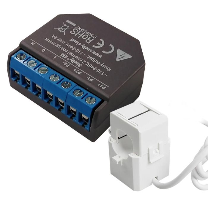 Módulo switch Wi-Fi Shelly SHELLY EM + 50A CLAMP 4 Módulo switch Wi-Fi Shelly SHELLY EM + 50A CLAMP 4