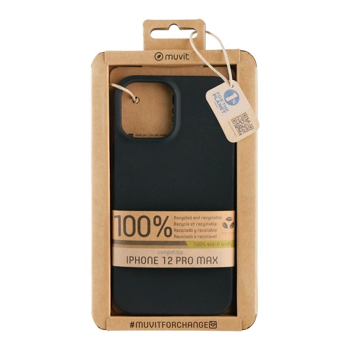Muvit Funda Recycletek para Apple iPhone 12 - Ecológica y Reciclable 0 Muvit Funda Recycletek para Apple iPhone 12 - Ecológica y Reciclable 0