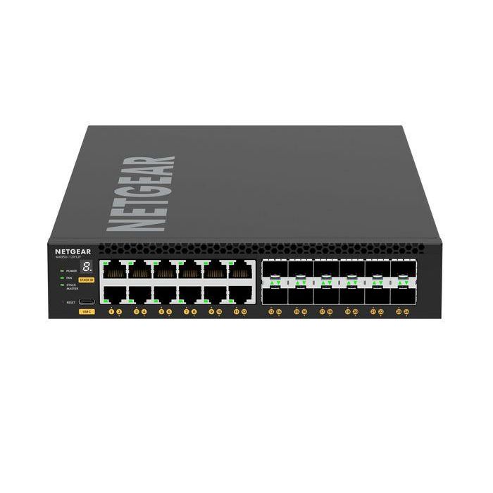 NETGEAR Switch M4350-12X12F Gestionado L3 24 Puertos (12x 10G / 12x SFP+) 1U Montaje en Rack 0 NETGEAR Switch M4350-12X12F Gestionado L3 24 Puertos (12x 10G / 12x SFP+) 1U Montaje en Rack 0