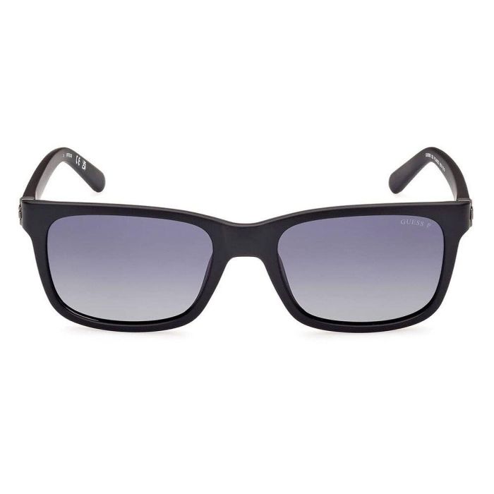 Guess GU00066 02D Gafas de Sol para Hombre Rectangulares Polarizadas Negro Mate Cristales Humo 55mm 19mm 150mm 1 Guess GU00066 02D Gafas de Sol para Hombre Rectangulares Polarizadas Negro Mate Cristales Humo 55mm 19mm 150mm 1