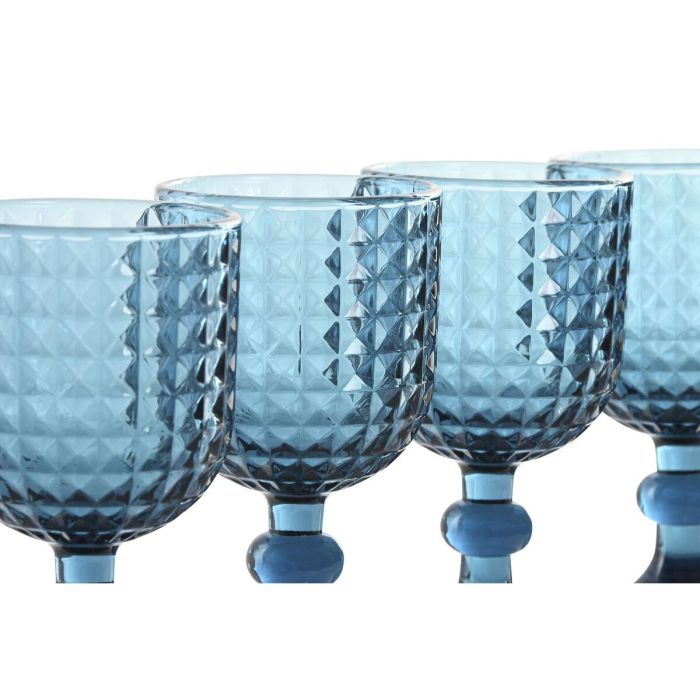 Copa Basicos DKD Home Decor Azul 8 x 14.5 x 8 cm Set de 6 3 Copa Basicos DKD Home Decor Azul 8 x 14.5 x 8 cm Set de 6 3